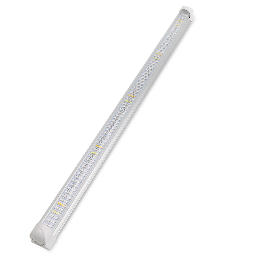 5 unids/lote 90cm T8 tubo de espectro completo hidropónico LED barra de luz de cultivo 45W lámparas de cultivo de plantas para tienda de cultivo de verduras