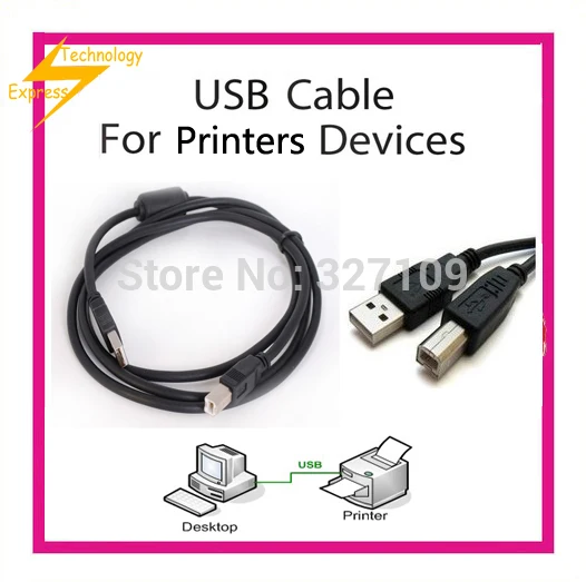 Kabel USB 5 Kaki 1.5M Kabel 2.0 untuk EPSON HOME Accent XP-205/ STYLUS SX235W