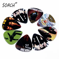 SOACH 50PCS 0.71mm high quality guitar picks two side pick rock band picks earrings DIY Mix picks guitar