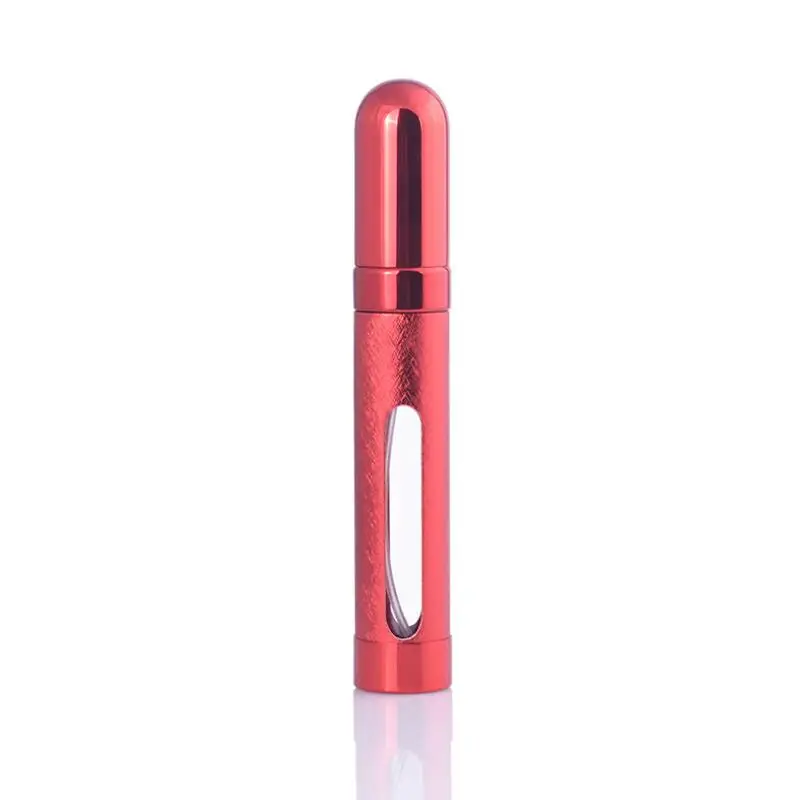 High Quality 12ml Metal Perfume Glass Bottle Travel Aluminum Empty Spray Perfume Atomizer Refillable LX7397