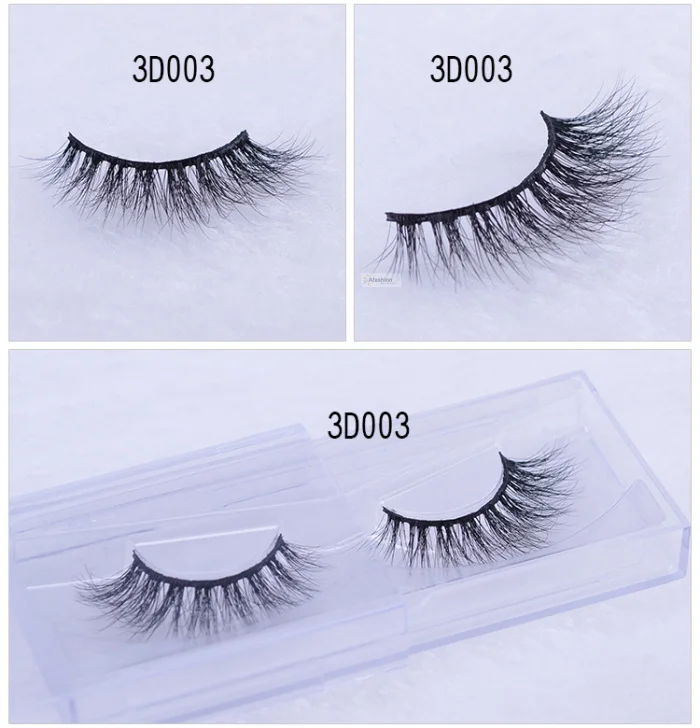 1 paire de faux-cils en vison 3d, extension complète faite à la main, accessoires de maquillage naturels