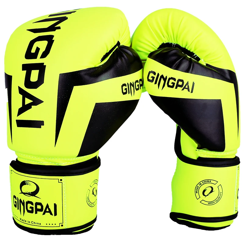 6 8 10 12OZ Warna-warni Sarung Tinju PU Busa Dewasa Tendangan Kickboxing Latihan Tinju Mma Sarung Tangan Sarung Tangan Muay thai Sandbag Sarung Tangan