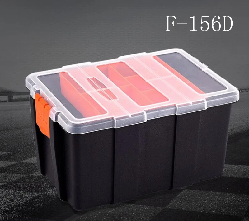 Hand-held Plastic Tool Parts Box  Packaging Box Portable Practical Electronic Components Screw Removable Storage Screw New