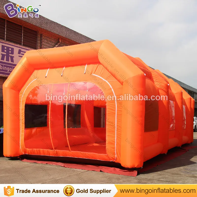 Free Shipping 10X5X3.5m Inflatable Spray Booth Portable Car Painting Cabin Durable Work Station Car Spray Paint Booth Toy Tent