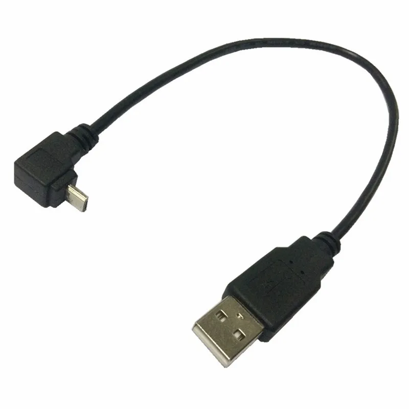 Кабель Micro USB под прямым углом 25 см, кабель для быстрой зарядки и синхронизации данных под углом 90 градусов, 2 А, для Samsung, LG, Android, телефонов и планшетов