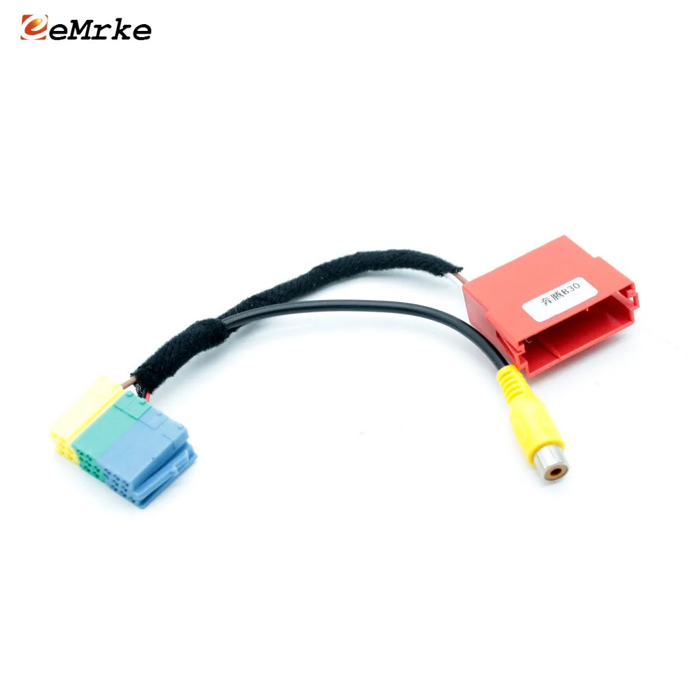 

EEMRKE Car Camera Adapter Connector Wire for Besturn B30 Original Video Input RCA Cable