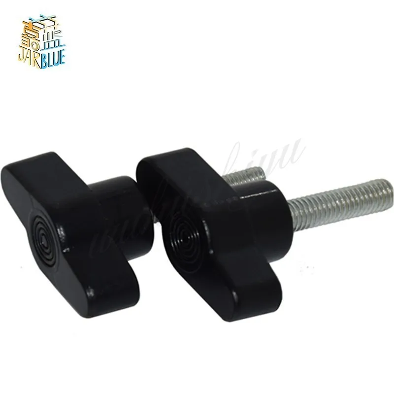 

5pcs or 10pcs M4 M5 M6 M8 M35#Head Diameter Plum Bakelite Hand Tighten Screw / Butterfly Plastic Head Hand Knob Screw