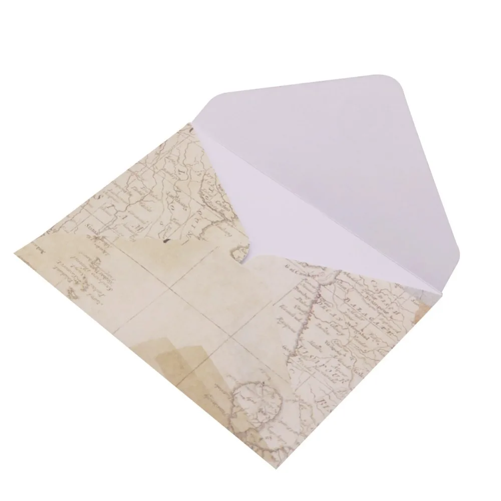 12 Pcs 96*72mm Vintage Small Mini Kraft Paper Window Envelopes Wedding Invitation Envelope Gift Envelope Card Message Package