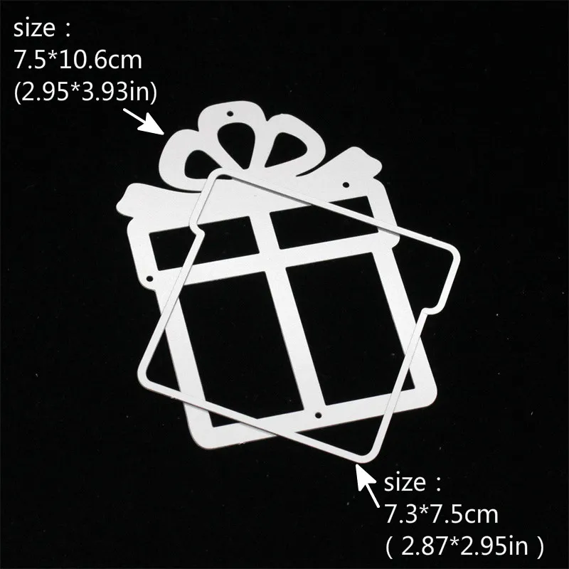 KSCRAFT Shaker Present Box Metal Cutting Dies Stencils for DIY Scrapbooking/photo album Decorative Embossing DIY Paper Cards