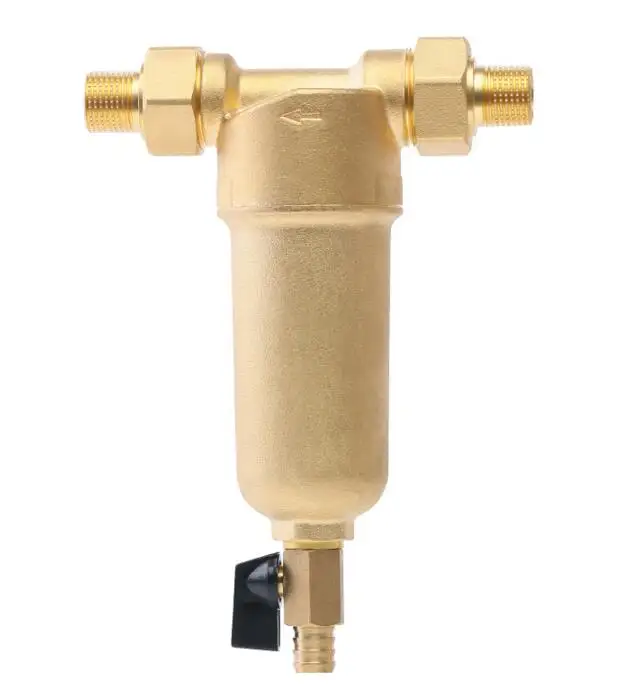 3/4 inch Household pre water filter the whole brass housing with power-phos balls 40 micron