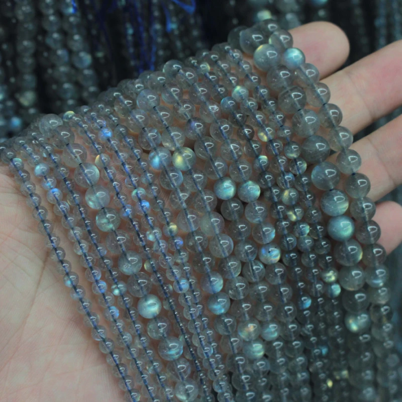 

blue rainbow Labradorite stone beads natural GEM stone beads DIY beads for jewelry making strand 15" wholesale!