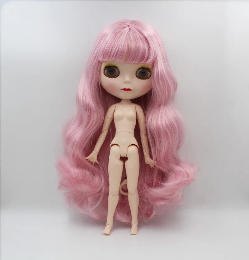 

Кукла блайз, кукла блайз с кудрявыми волосами, 1/6 Обнаженная кукла, 19 шарниров, новая кукла-ракушка с лицом, может Макияж для нее, одежда