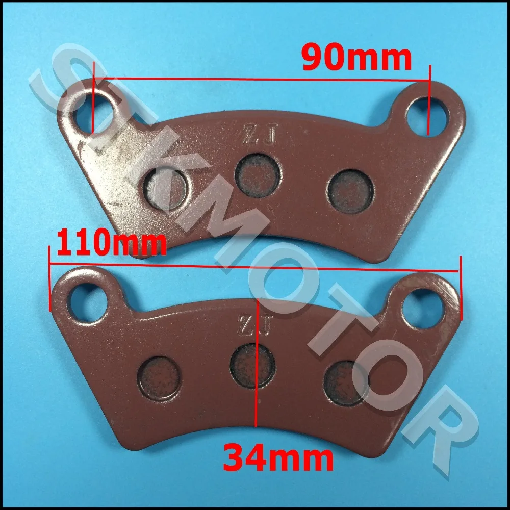 Rear Brake Pads For Jinling 250cc JLA-21B JLA-923 ATV Quad Bike Go Kart Buggy UTV Scooter Parts