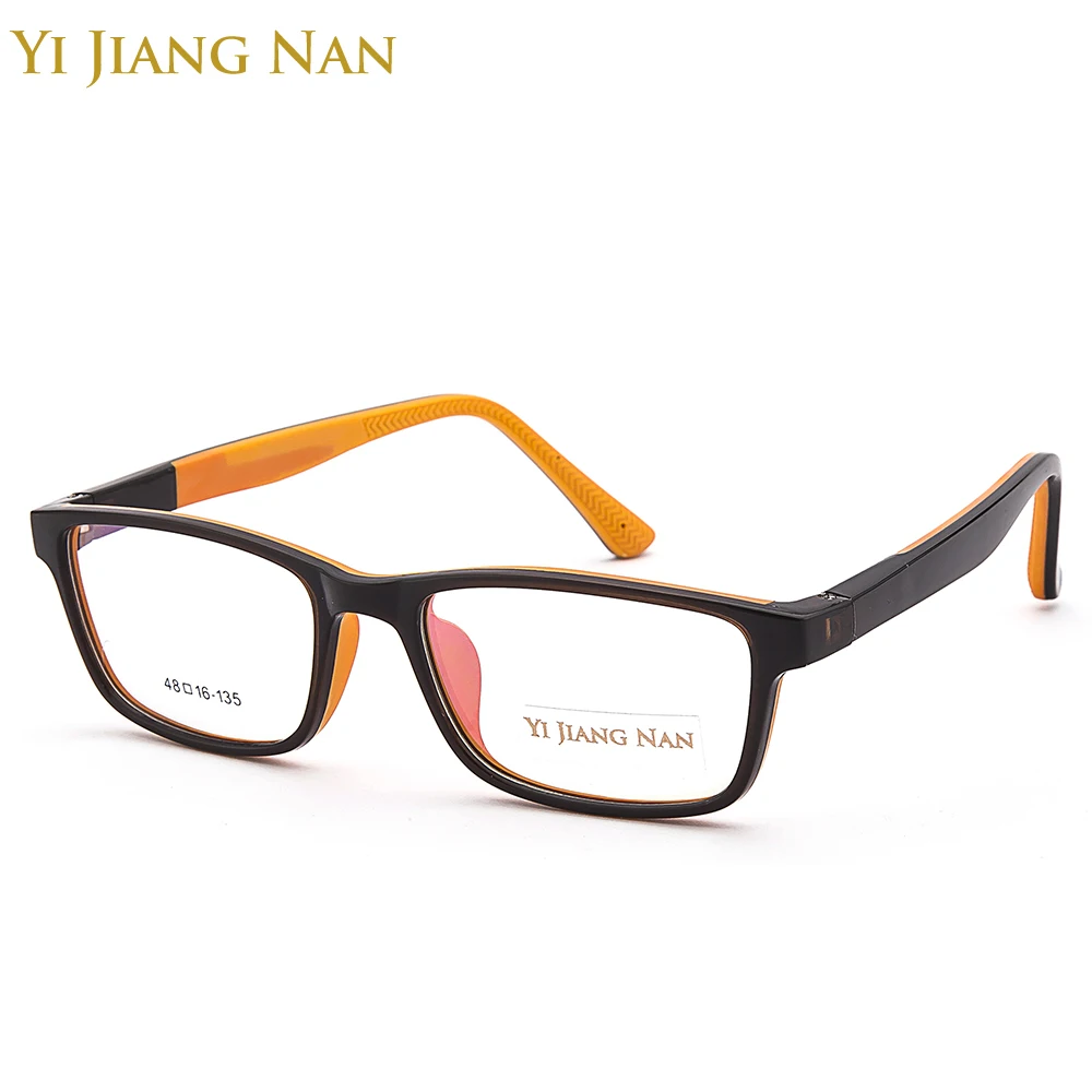 

Yi Jiang Nan Brand Teens Frame Boy and Girls Student Eyeglasses Frames TR 90 Light Frames Kids Myopia Glasses