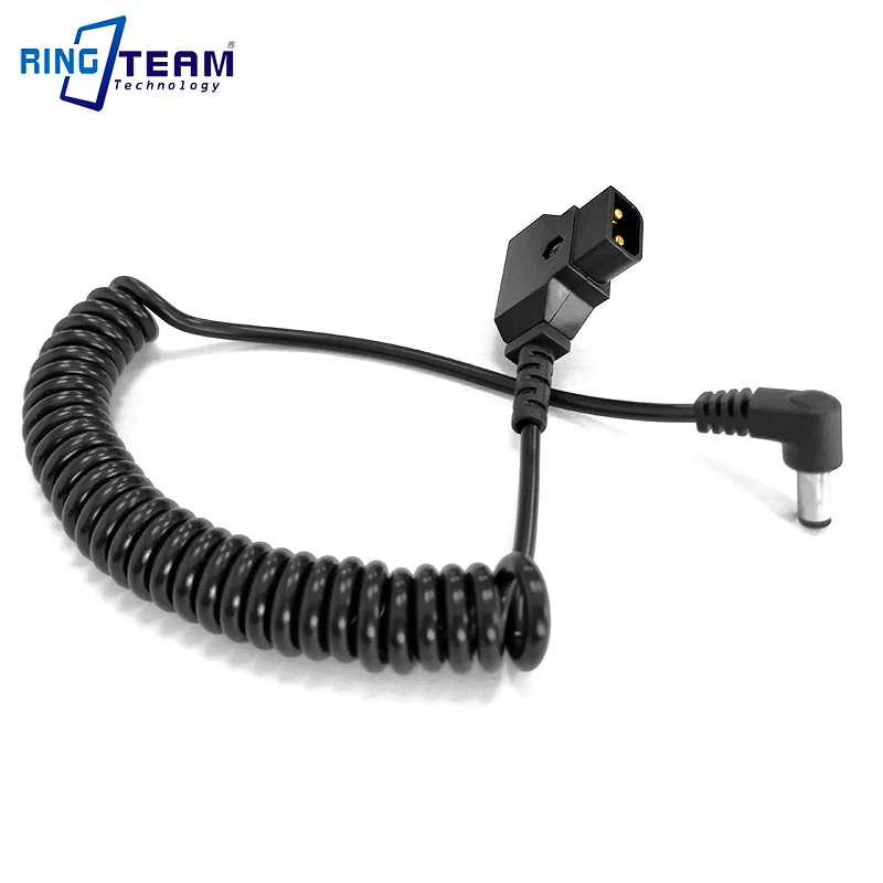 Kabel spiralny D-Tap do DC5,5x2,1MM do kamer Bmcc Bmpc Kabel zasilający — zdjęcie produktu 3