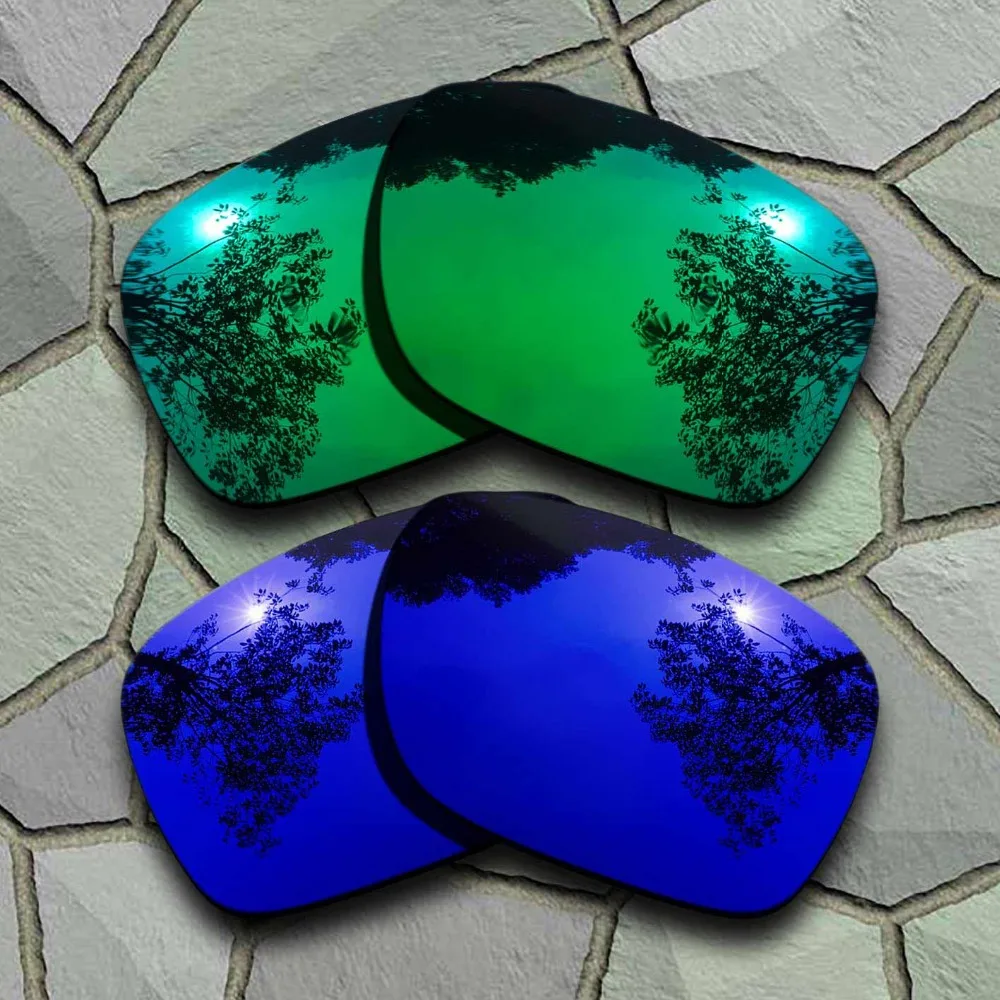 

Jade Green&Violet Blue Sunglasses Polarized Replacement Lenses for Oakley Holbrook-(TAC)