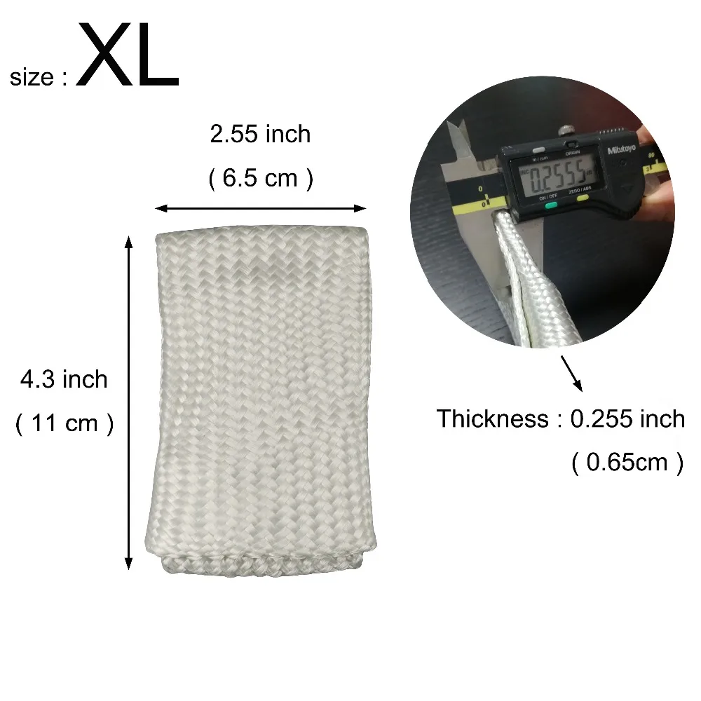 T-I-G Finger Heat Shield X-Large, 2PK