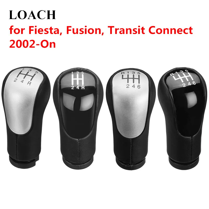 5Speed 6Speed Gear Shift Knob for Ford Fiesta Fusion Transit Connect 2002 On Gearshifter Lever Stick Pen POMO Arm Ball Gearknob