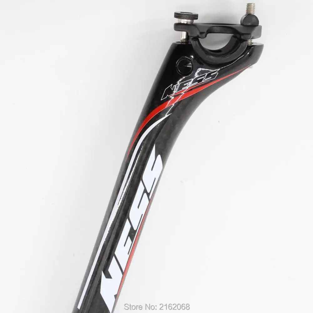 Nowy rower szosowy NESS 3K pełna karbonowa sztyca górska karbonowa sztyca rowerowa części MTB 27.2/30.8/31.6*350mm 25mm offset