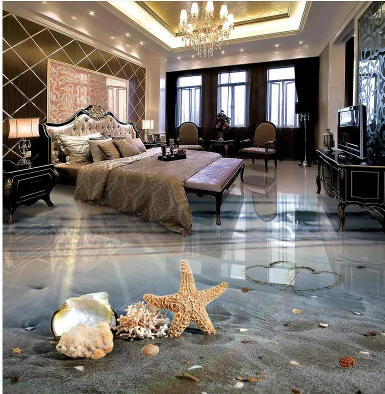 

Custom photo floor wallpaper 3d waterproof floor PVC waterproof floor Home Decoration 3d floor wallpapers