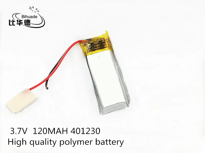 Li-Po 10pcs [SD] 3.7V,120mAH,[401230] Polymer lithium ion / Li-ion battery for TOY,POWER BANK,GPS,mp3,mp4,cell phone,speaker