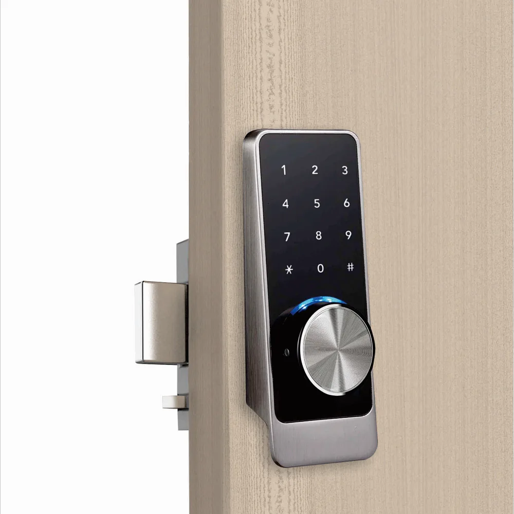 Waterproof Smart door rim locks, Bluetooth App RFID Keypad Electronic Door Lock, WiFi Security safe Digital lock for Home