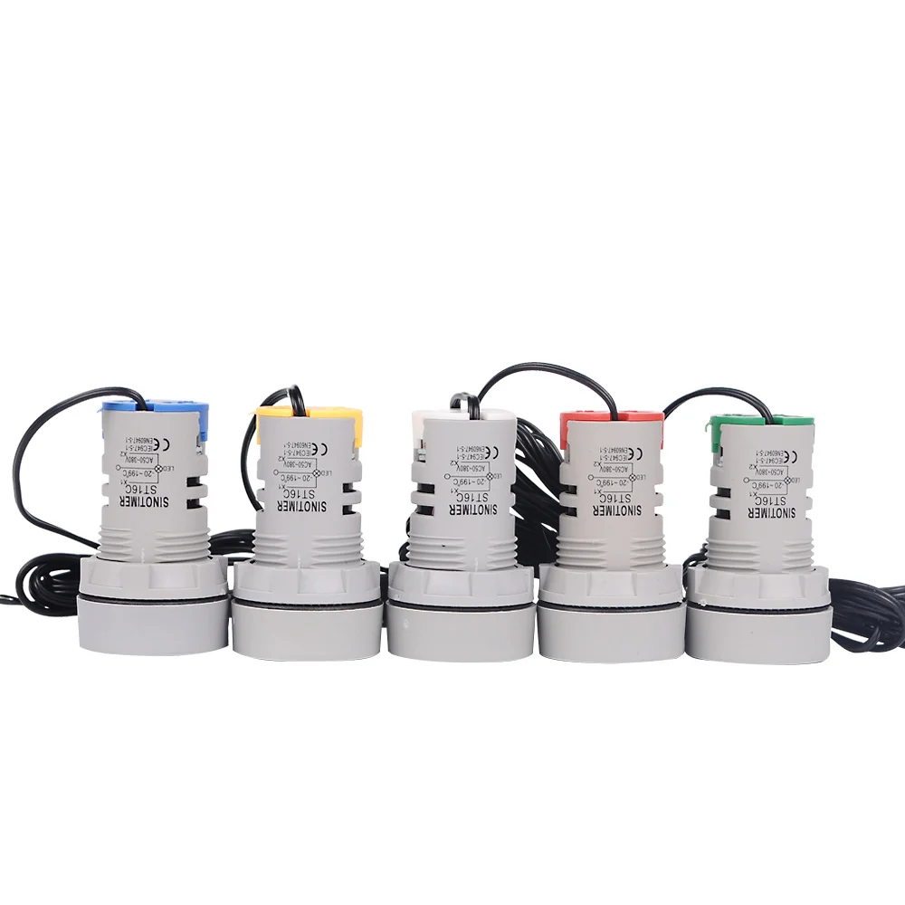 22mm LED Digital Display Tempetature Indicator Signal Thermometer Measuring Range -20-120 Celsius