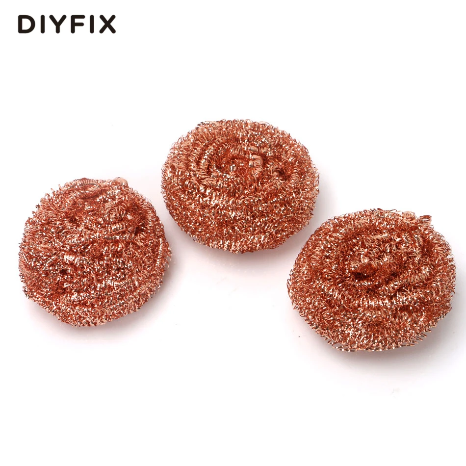 DIYFIX 1 ピースはんだごて先端クリーナー錫クリーニング鋼線ブラシ修復ツール