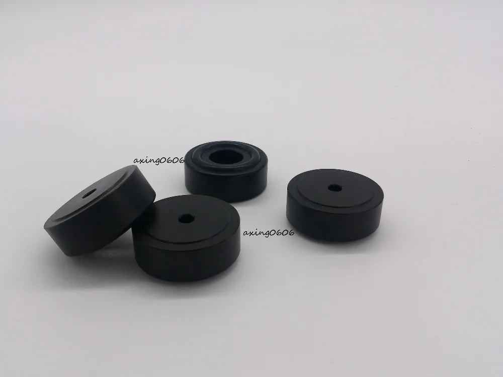 4pcs 30*12mm 알루미늄 기계 피트 스크럽 발 증폭기 스피커 피트 스파이크 PC 기계 패드 스타일