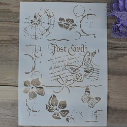 A4 DIY Craft Layering Flower Stencils For Walls Painting Scrapbooking Stamping Stamp Album Decorative Embossing Paper Card