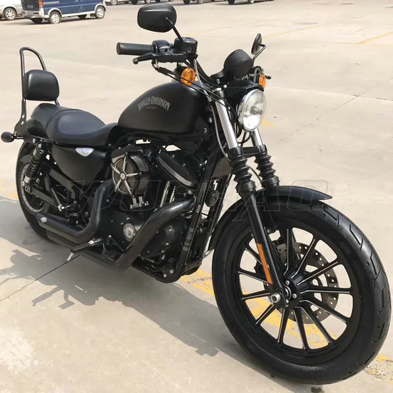 Detachable Sissy Bar For Harley Sportster Low XL 883 883R 883L XL883 1200 XL1200 Nightster Custom Passenger Backrest Cushion Pad image 2
