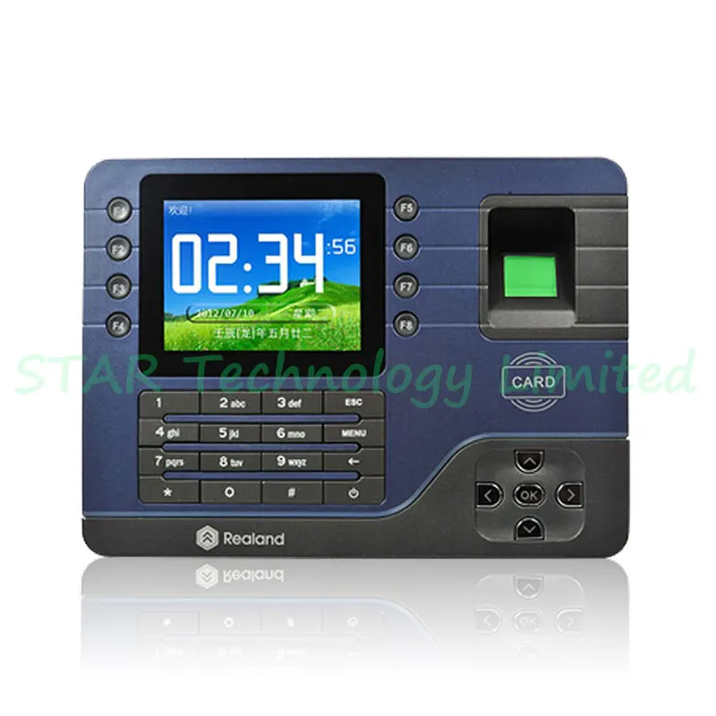 A-C091 tcp biométrico fingerprint time clock recorder comparecimento empregado eletrônico inglês perfurador leitor máquina