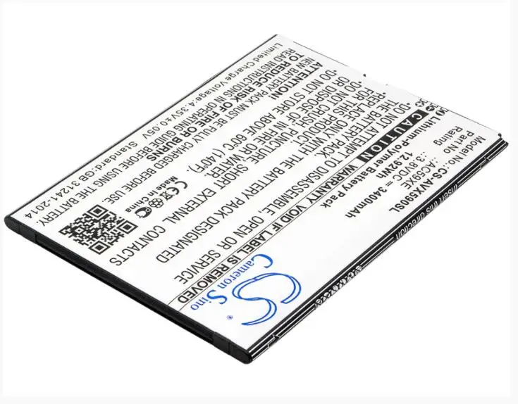 Cameron Sino 3400mAh battery for ARCHOS 59 Xenon P336688 AC59XE Mobile, SmartPhone Battery