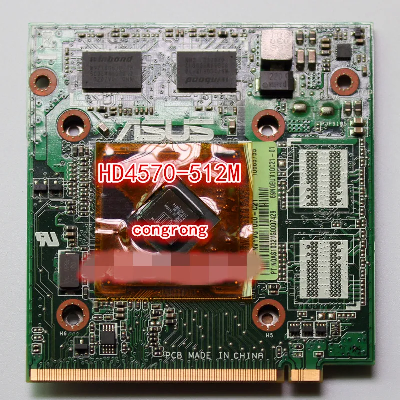 K51AB M92 Ver 1.1 60-NVYVG1000-B01 69N0EUV10B01 216-0728014 HD4570 DDR2 VGA video Graphics card for ASUS K51AB K70AB K70AD X70AF