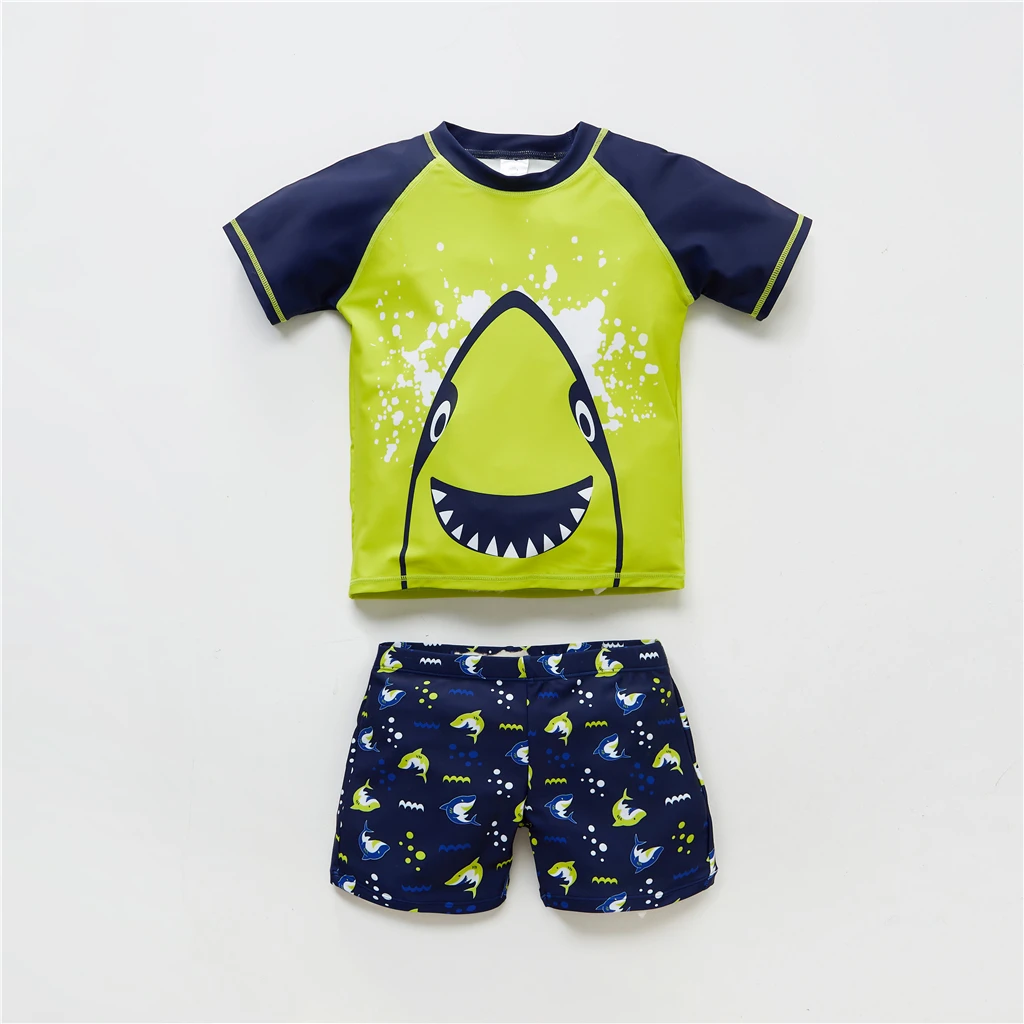 

2019 Kavkas Kids Boys Swimming Wear Cool Animals Cartoon Printed Baby Boy Swimsuit Beach Wear Fish Pattern Child Bathing Suit