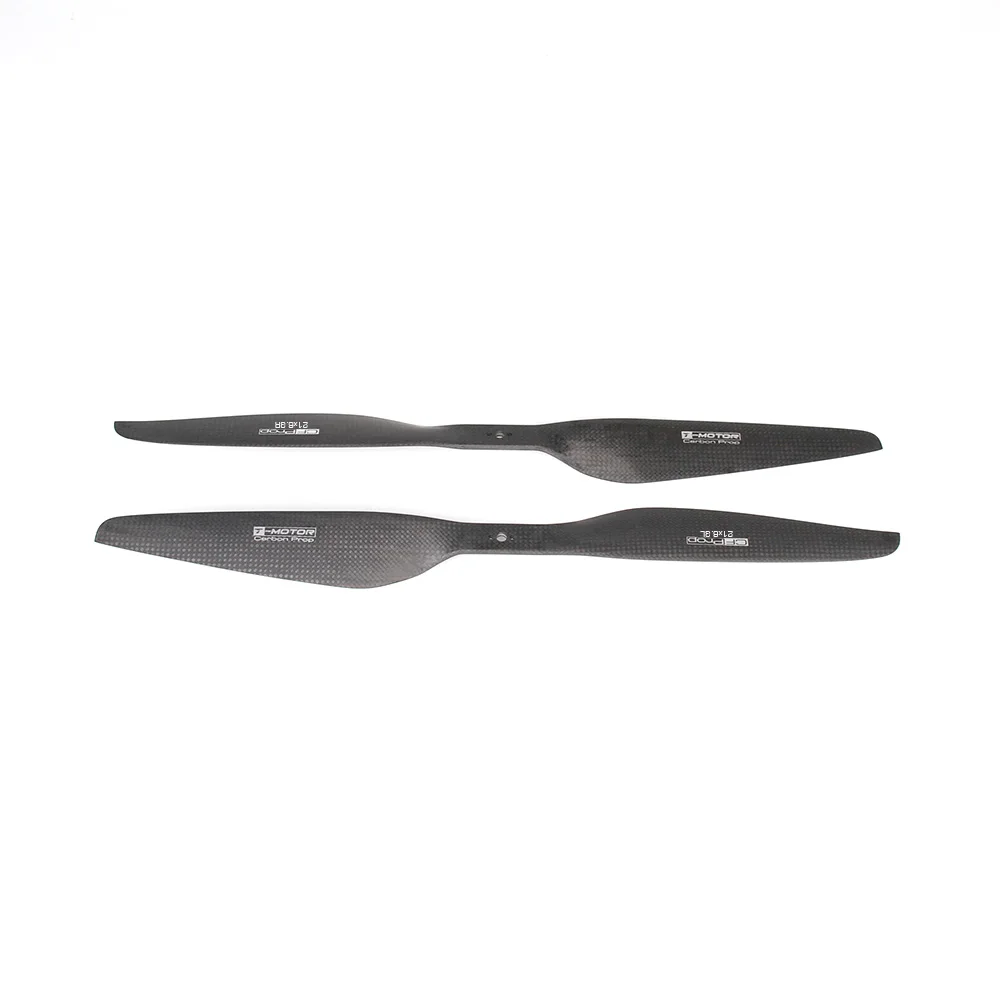 T-Motor CF prop P21*6.3 Prop-2PCS/PAIR 100% Carbon Fiber Propeller for Commerical Drone UAV Aircraft