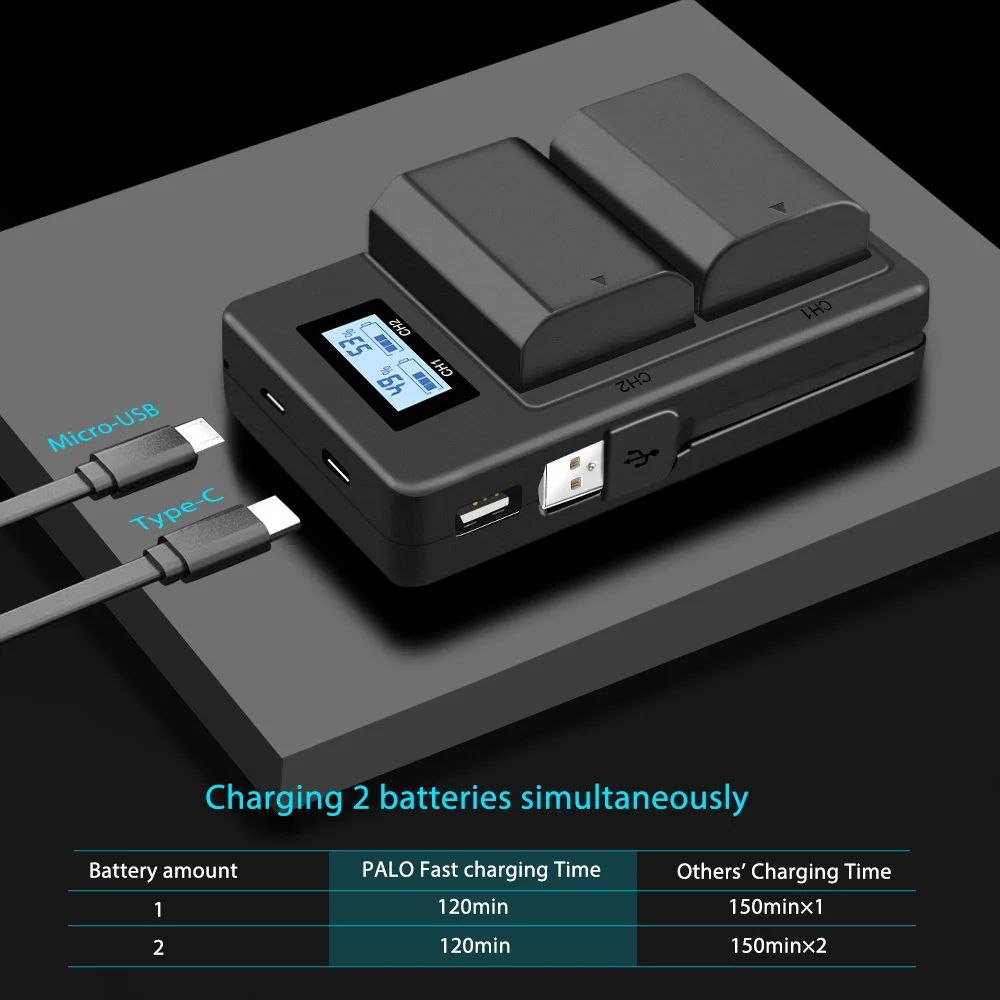 1-4pcs 2280mAh NP-FZ100 NPFZ100 NP FZ100 Battery + LCD Dual USB Charger for Sony A6600 a7m3 a7rm3 a7r3 a9 a9R a7R a7 a7c a7r4