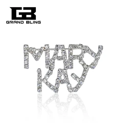 Blingbling Crytal Silver Color MARY KAY Words Brooch Pin