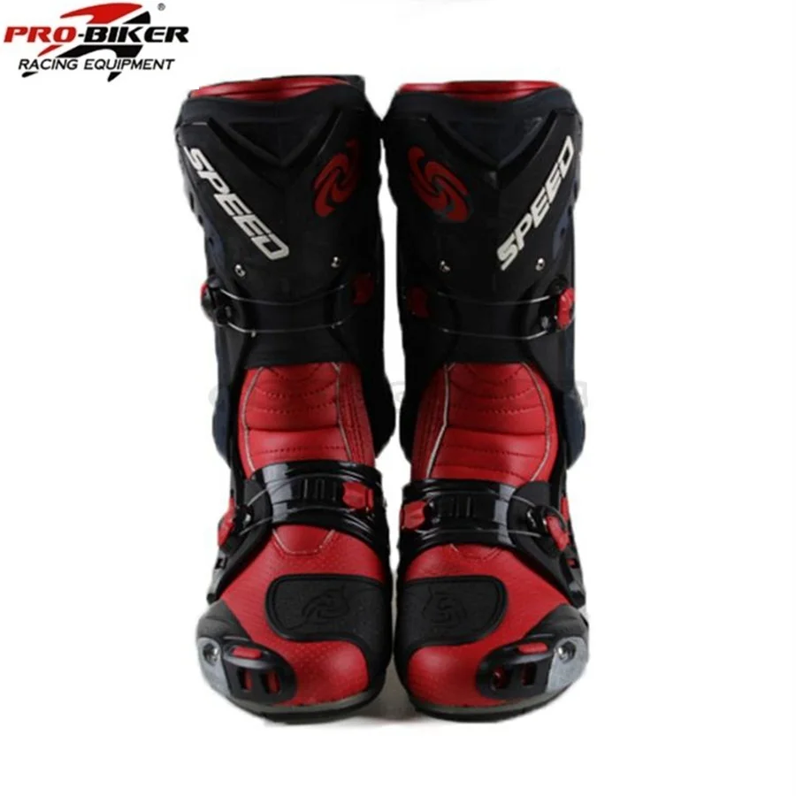 

Free shipping 1pair Hotsale Motorcycle racing Motocross SPEED Sport MXGP Leather Mot Boots Shoes