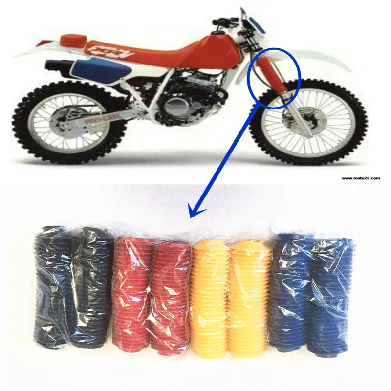 for XR250 KLX250 DRZ250 TTR250 Modified front shock absorption absorber fork suspension damping dust cover