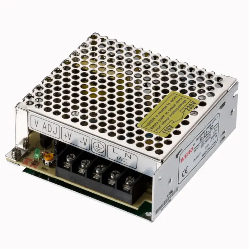 S-Series AC/DC 5V~48V 15~201W Single Output Switch Power Supply Globally Transformers For LED Light Strip Display/PC/Programming
