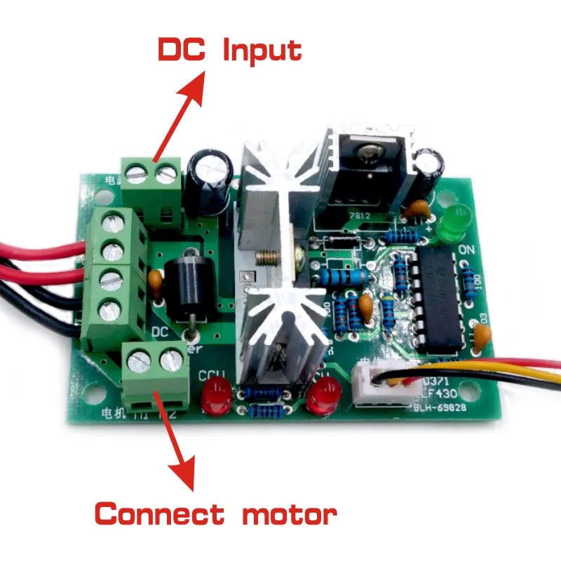 10V 12V 24V 36V PWM DC controller with Positive inversion switch PWM DC controller for DC motor speed controller 150W