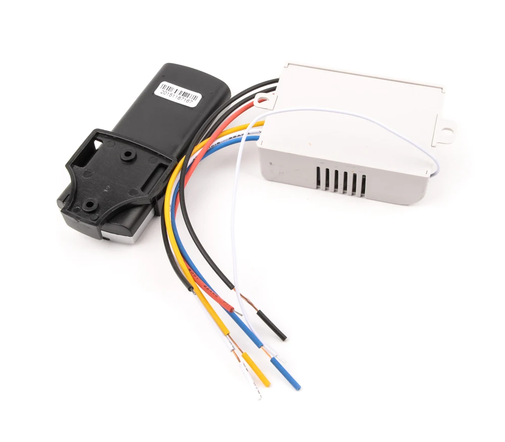 Allsome 220V 3 Channel Wireless Remote Control Switch Digital Remote Control Switch for Lamp & Light HT034