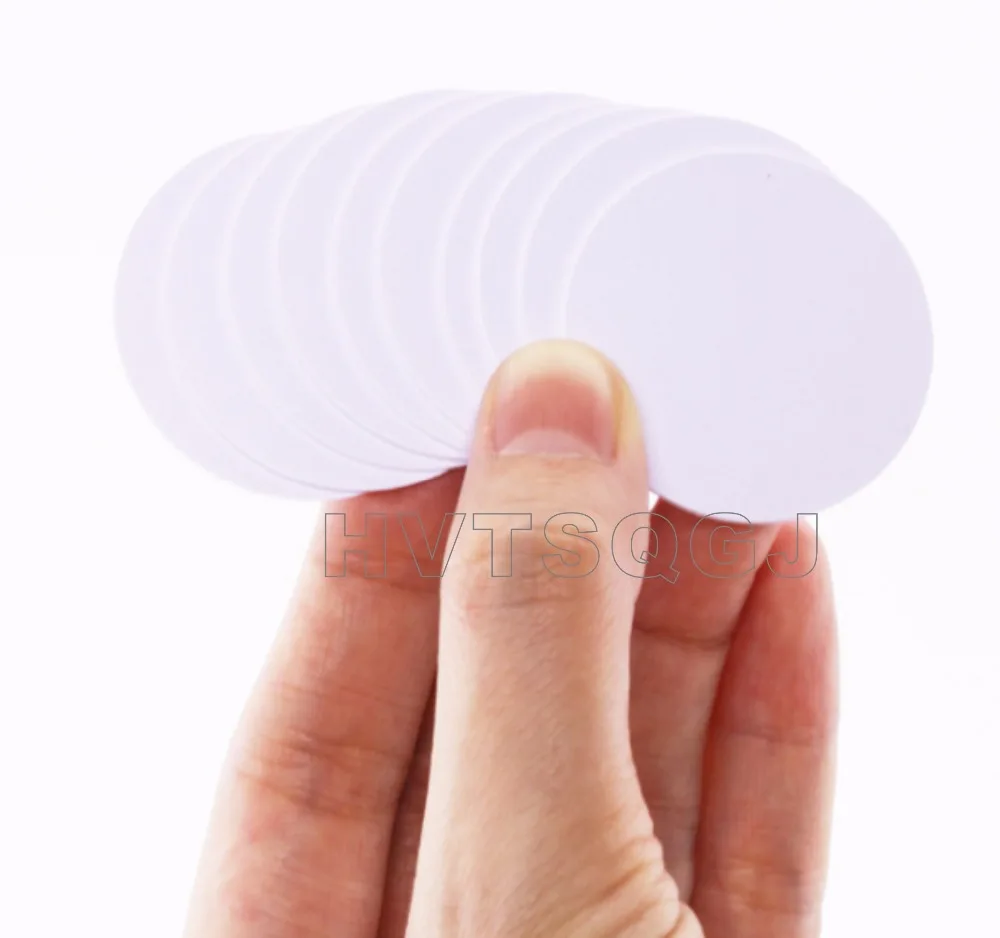 

RFID13.56 мгц метки rfid пвх карты диаметром 25 мм ISO14443 бирки для монет карта контроля доступа 200 шт./лот бесплатная доставка