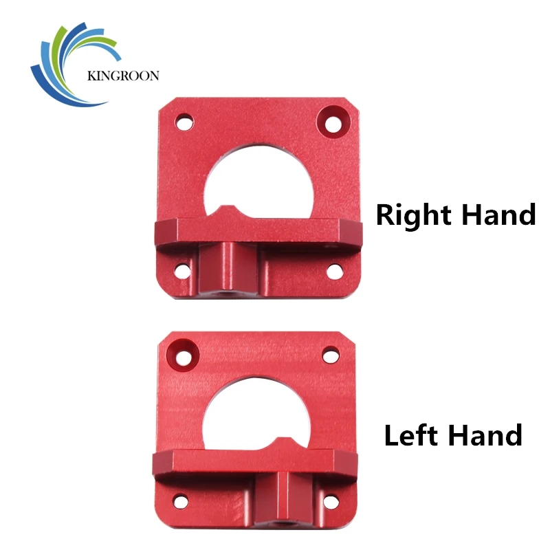 KINGROON mise à niveau MK8 extrudeuse à distance rouge pour imprimante 3D extrudeuse entièrement en métal Bowden main droite gauche 1.75 Filament pièce d'imprimante 3D