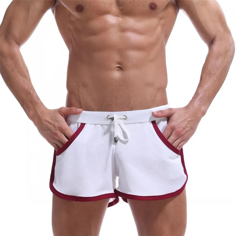 Dropshipping sport shorts Quick dry Clothing Men's Casual Shorts Household Man Shorts Pocket Straps Inside Trunks Beach Shorts