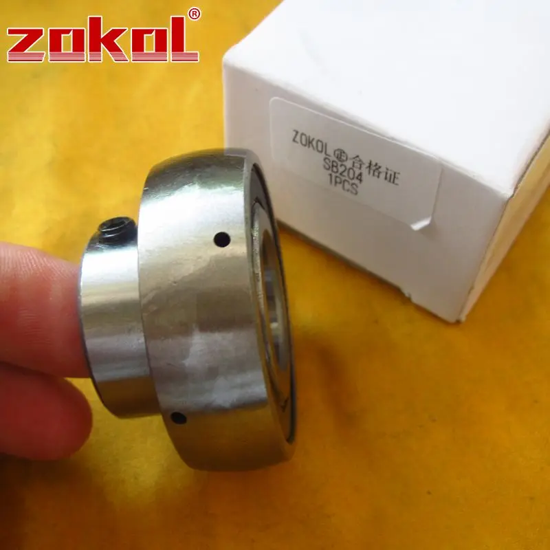 ZOKOL bearing SB204 90204 Pillow Block Ball Bearing 20*47*25mm
