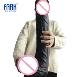 FAAK 42*8cm Super Huge Dildo with Suction Cup for Female G-spot Anal Masturbation, Big Penis Strong Dong,Cock Sex Toys for Women