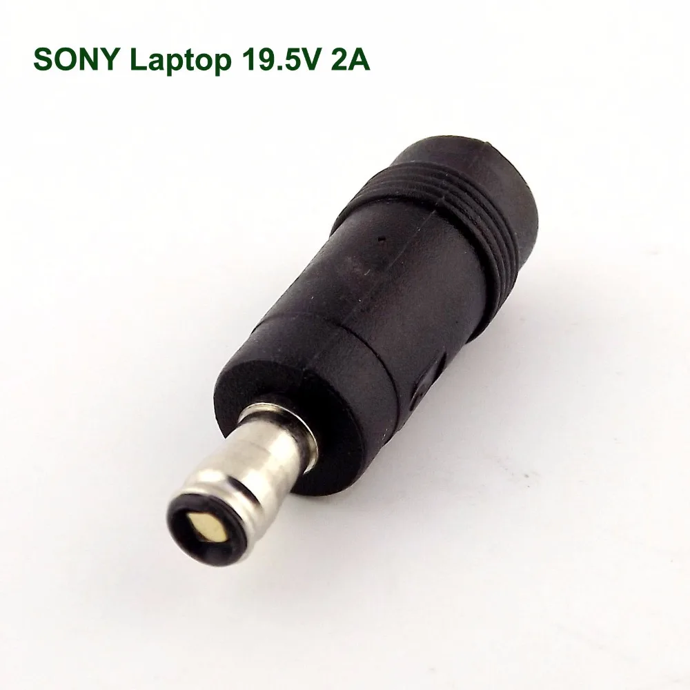 

1pcs 5.5mm x 2.1mm Female DC Power Converter Charger Adapter Connector For SONY Laptop 19.5V 2A