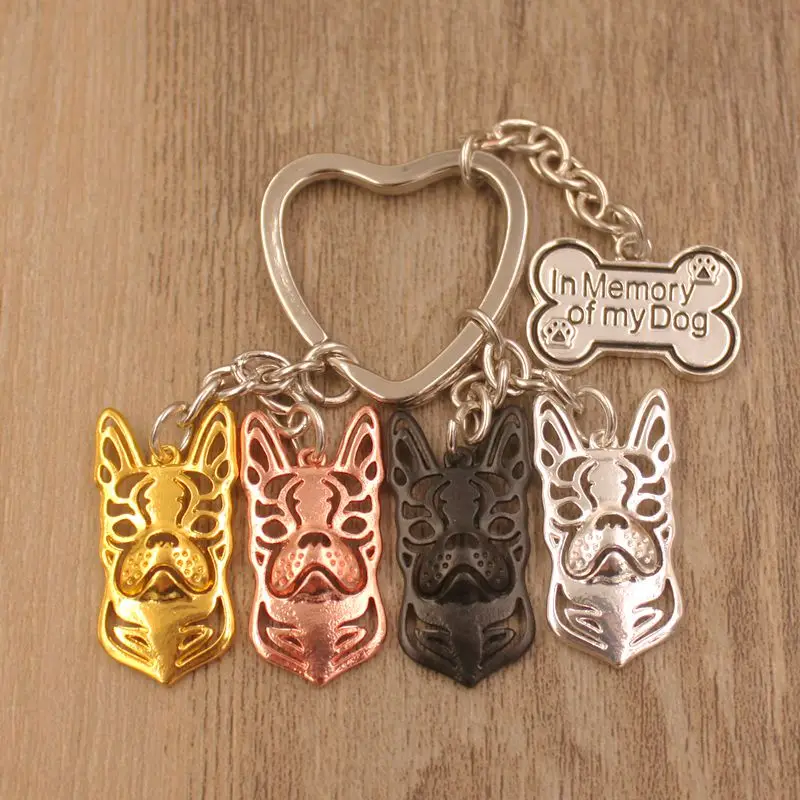 Cute Boston Terrier Dog Animal Cute Purse Handbag Charm Handmad Keychain For Bag Car Women Men Girls Boys Love Jewelry K152